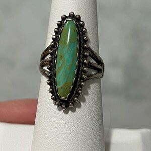 Vintage Native American Navajo Turquoise ring size 6
